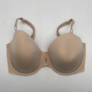 Victoria’s Secret SEXY ILLUSIONS lined Demi bra size 36DDD, tan. 373083–FGS